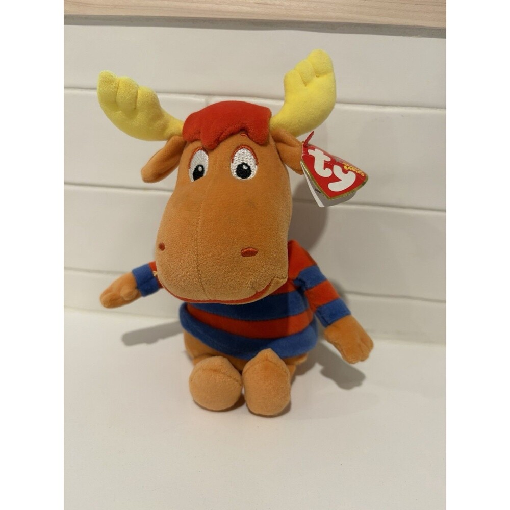 2004 Ty Beanie Baby Tyrone Moose Backyardigans 8" Plush Nick Jr w/ Tag
